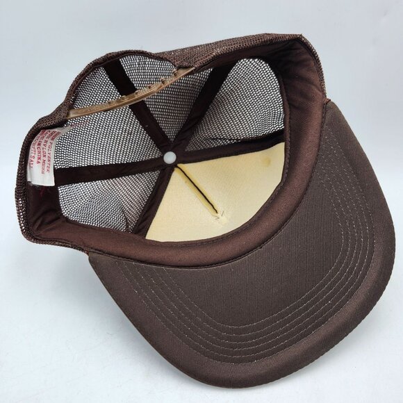 Bohemia Imported Beer Brown Mesh Trucker Hat Cap Logo Adjustable Snapback Vtg - Picture 9 of 11